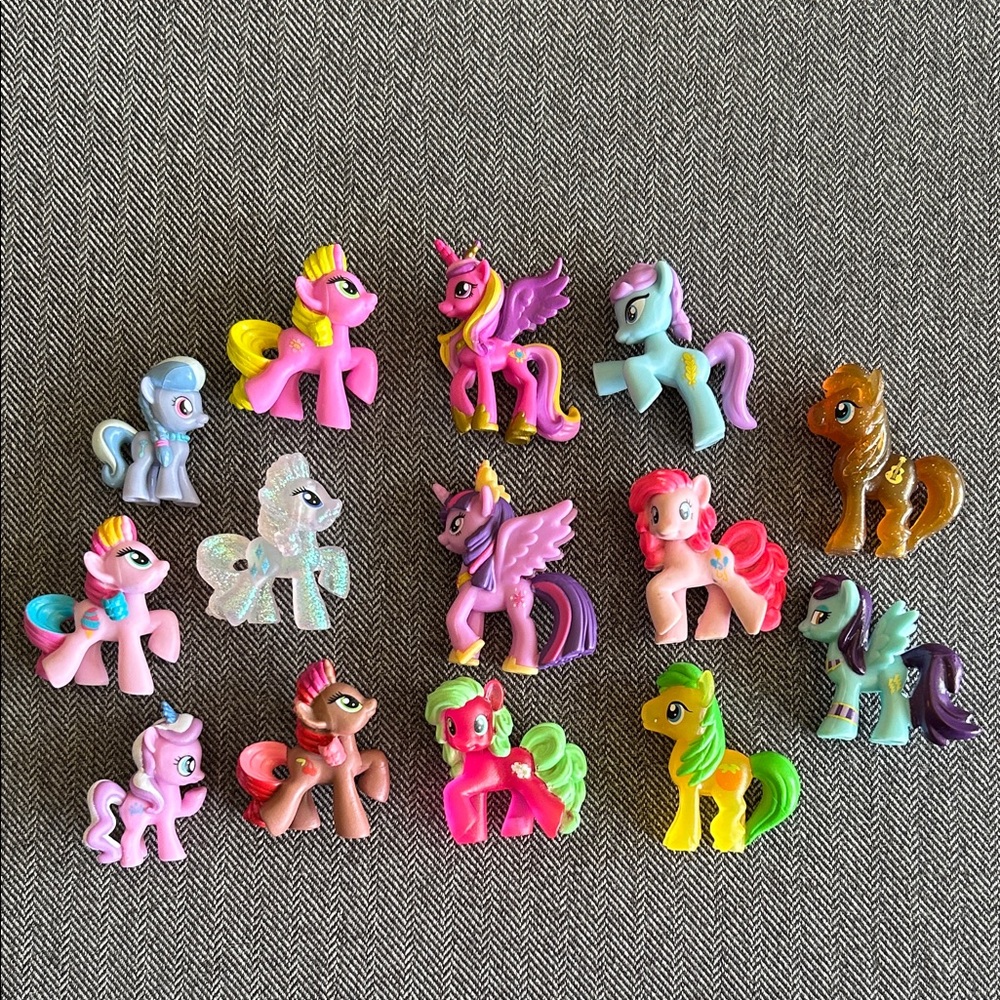 My Little Pony mini blind bag collection, 14 ponies, Hasbro 2012